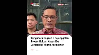Kuasa hukum mantan Jampidsus Febrie Adriansyah, Febri Diansyah, mengungkap sembilan dugaan…