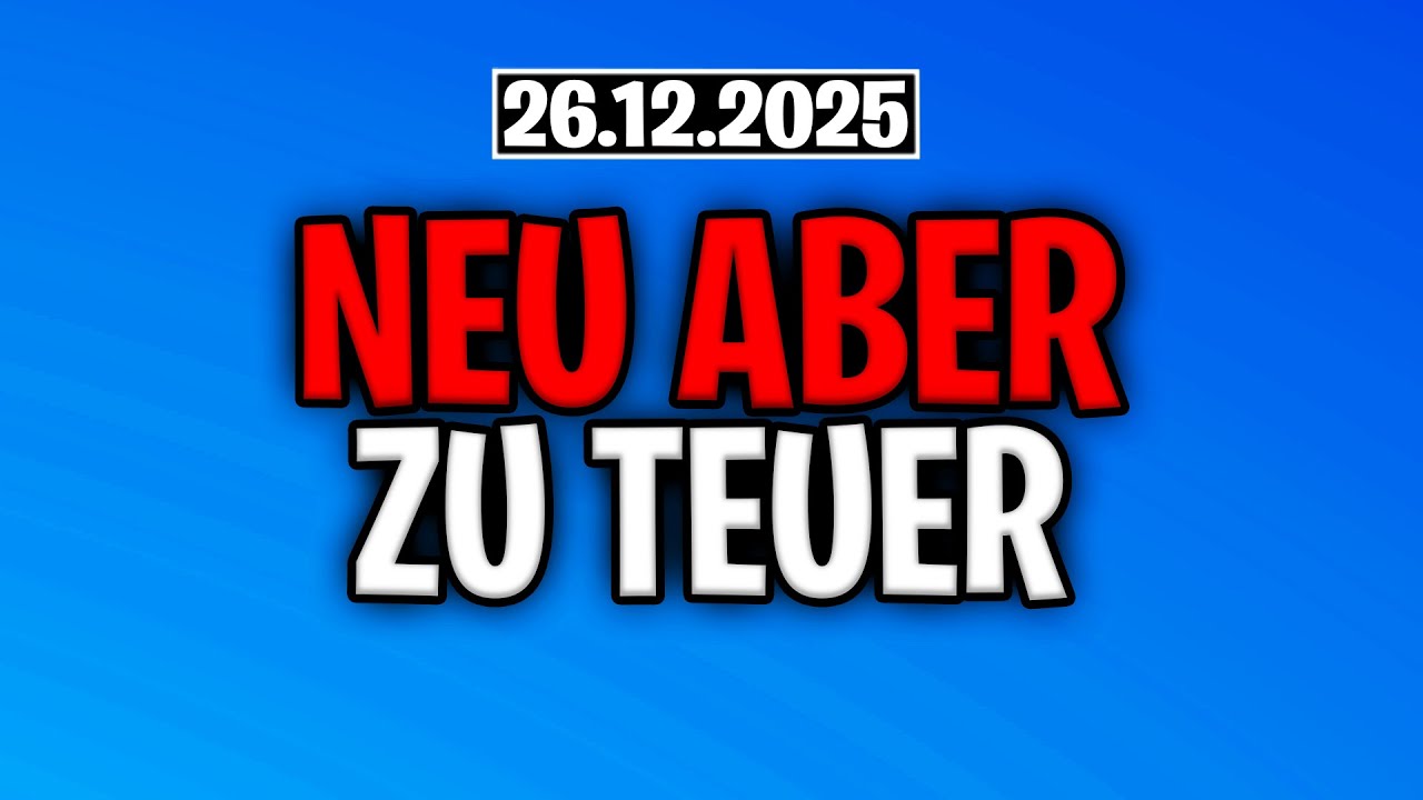 Fortnite Daily Item Shop 26.12.2025 | NEU ABER
