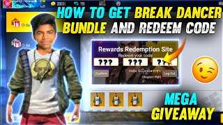 How To Get BreakDancer Bundle Redeem Code? BreakDancer Bundle Mega GiveAway Full Details ️