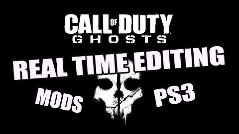 Call Of Duty : Ghosts - Real Time Editing on PS3! - AuthorityModz