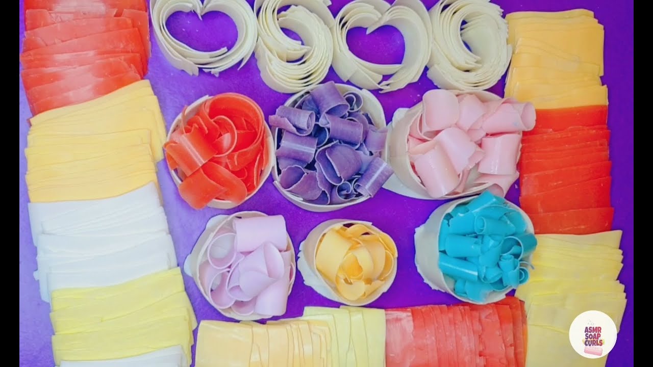 dry soap crashing asmr - asmr soap plates - asmr soap curls - asmr soap box