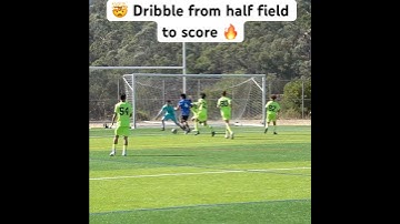 🤯 MLS Next U15 player dribbled from half field to score 🔥 #soccer #goals #u15 #mlsnext