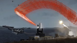Extreme Close Call - J-10 Fighter Jets in Action vs Air Defense System - CRAM - Mil-Sim - ArmA 3 screenshot 2