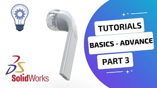 How to make Airpod/Eardot in SOLIDWORKS 2021 Tutorial | Airpod/Eardot 3D Modelling Tutorial.