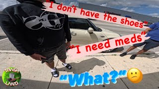 SNEAKER MEETUP GONE WRONG (HE NEEDS DRUGS)