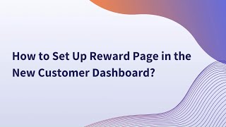 How to Setup Reward Page in Customer Dashboard | Shopify Loyalty & Rewards App Tutorial |