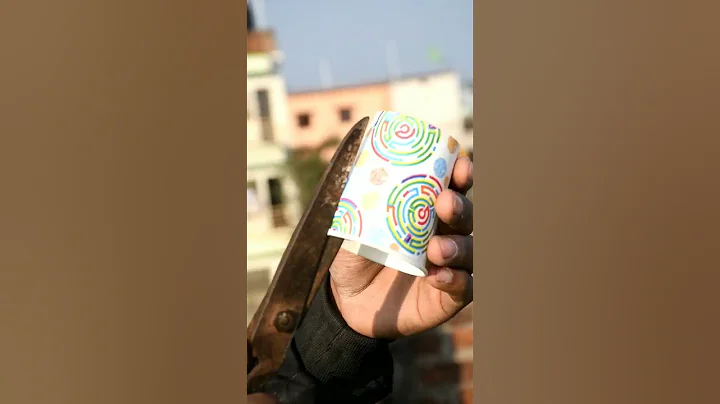 Helicopter from paper cup #helicopter #dsquare #youtubeshorts #shorts #viral