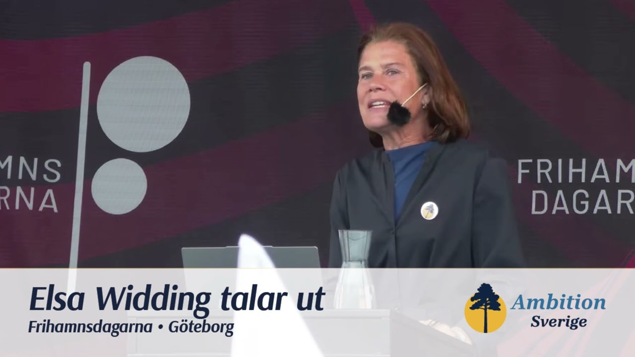 Elsas tal inför valet