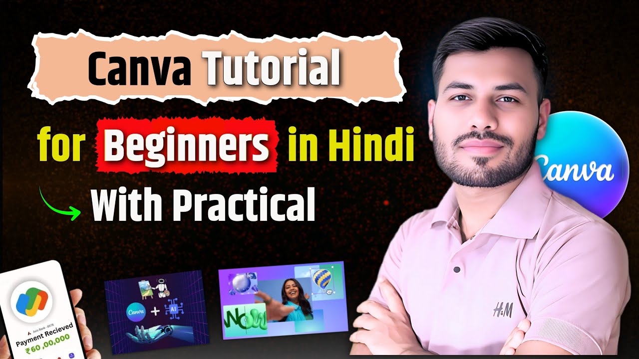 Canva Tutorial for Beginners in Hindi | Complete Canva Guide 2025 | How ...