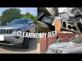 Clean My Jeep With Me ✰ washing + detailing the inside