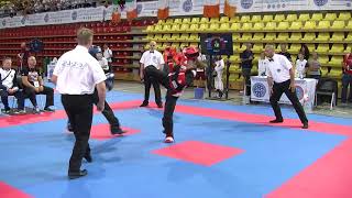 Elena Gospodinova V Sara Jelic Wako European Championships 2017