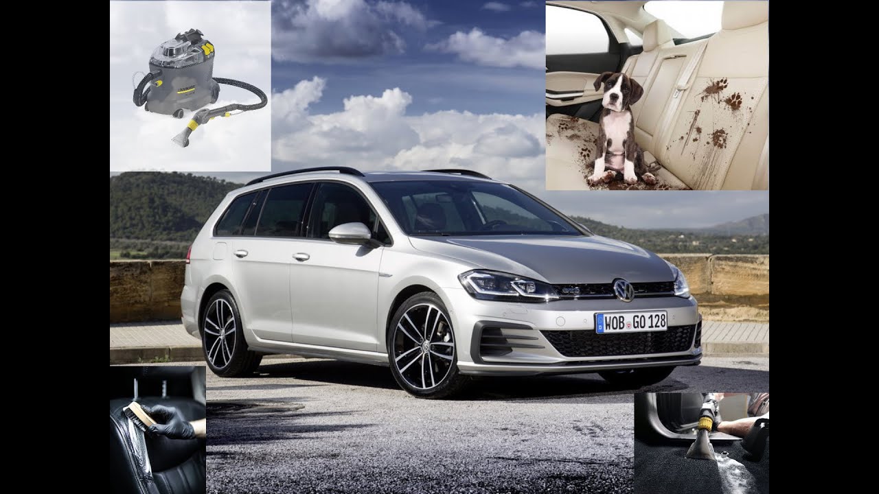 VW Golf 7 - Interior Dry Cleaning, Химчистка автосалона Interior Dry ...