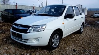 2012 Lada Granta. Start Up, Engine, and In Depth Tour.