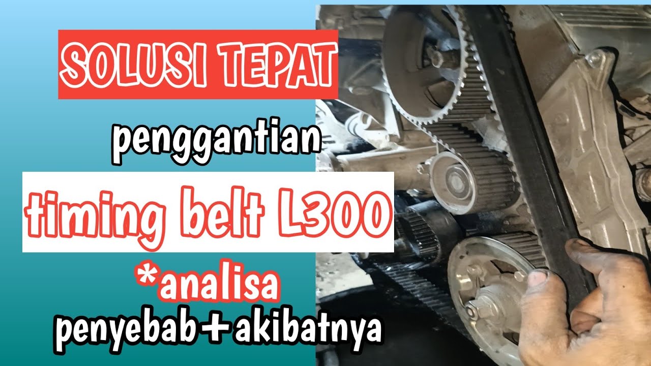Cara lepas dan pasang timing belt l300 dieselshorts YouTube