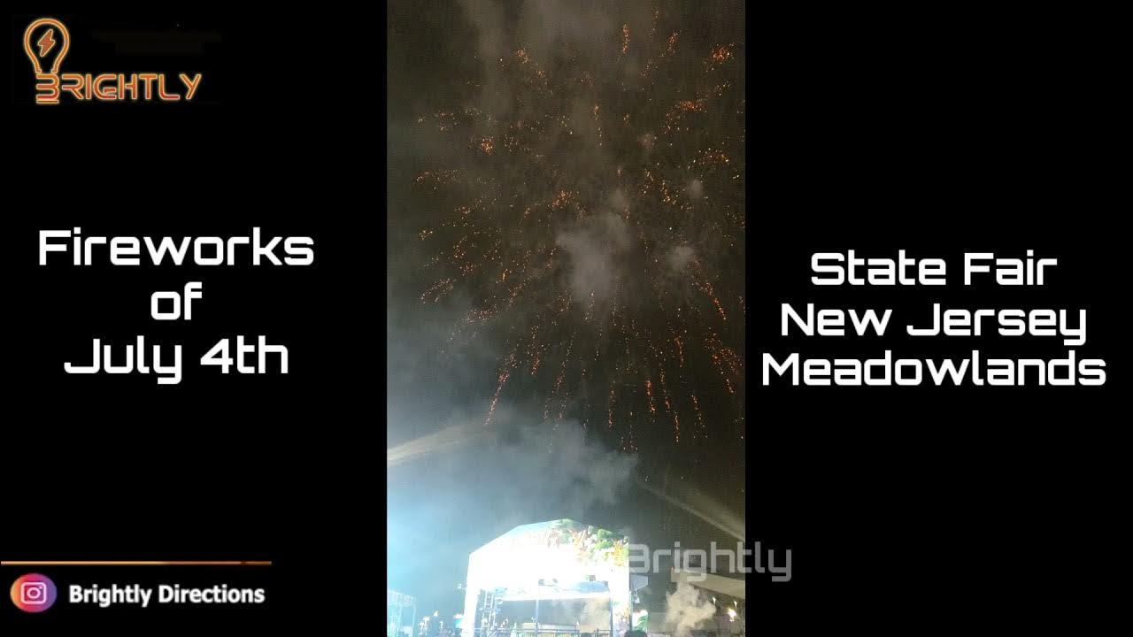 Fireworks of July 4th New Jersey Meadowlands East Rutherford