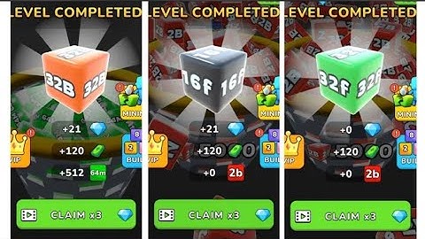 Jelly Run 2048 ULTIMATE Gameplay | 3 Shape Play Showdown! | 32B vs 16f vs 32f Race!