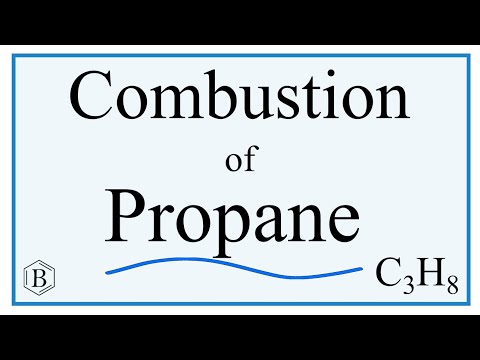 Balancing the Equation for the Combustion of Propane (C3H8)