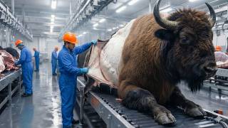 Inside the Largest Bison-Leather Factory: How Raw Bison Hide Becomes Luxury Fashion (Full Process)