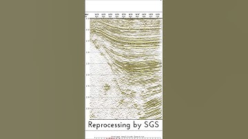 Seismic data reprocessing #shorts