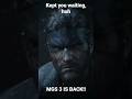 METAL GEAR SOLID 3 REMAKE! THE GREATEST FRANCHISE IN GAMING IS BACK! #METALGEARSOLID #MGS3REMAKE