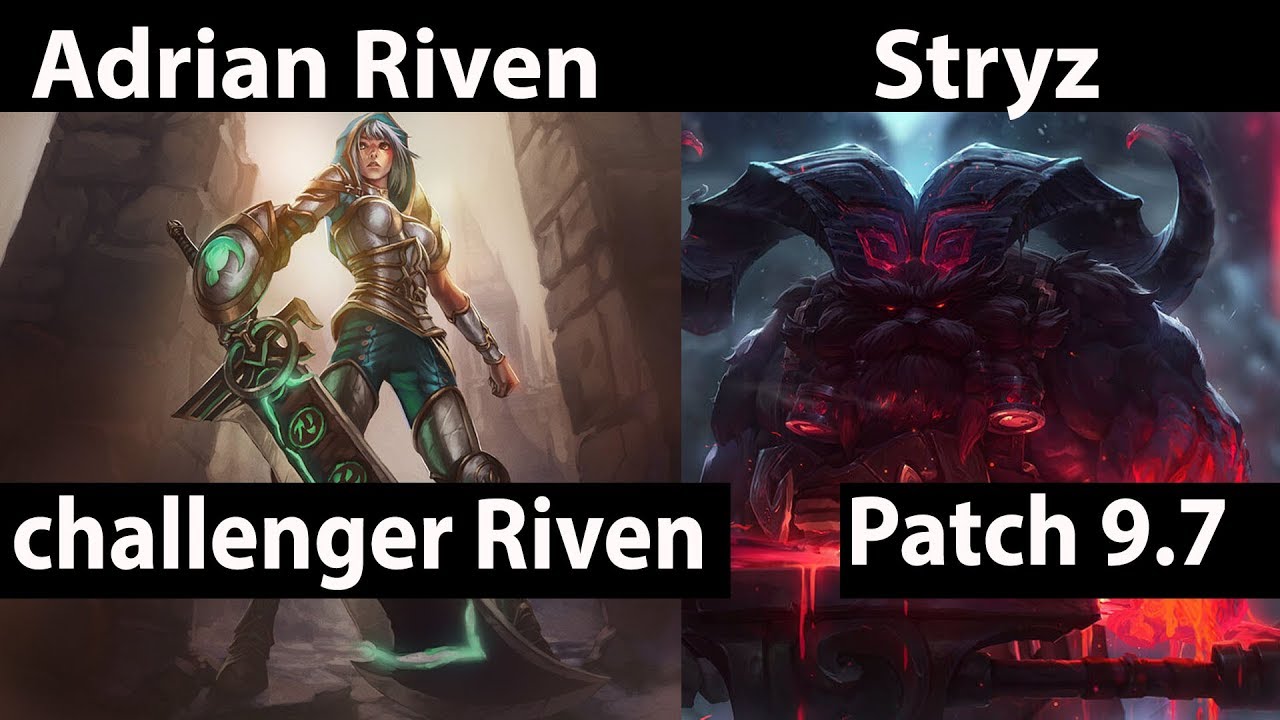 [ Adrian Riven ] Riven vs Ornn [ Stryz ] Top - Adrian Riven Stream ...