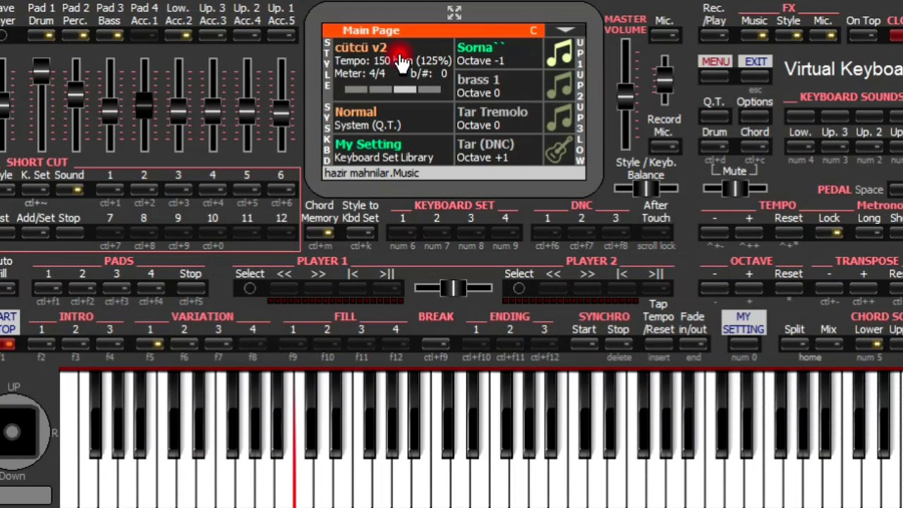 Azeri SET V4.5 - KORG PA4X (PC)(Android)(Link aşağıda)