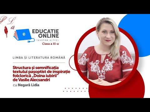 Limba și literatura română, clasa a XI-a, Structura și semnificația textului pașoptist de inspirație