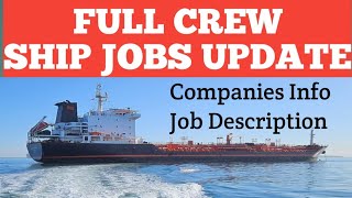 All Crew Ship Jobs Update 2026 | Merchant Navy Vacancies Alerts In 2 Shipping Companies | Sea Job screenshot 1