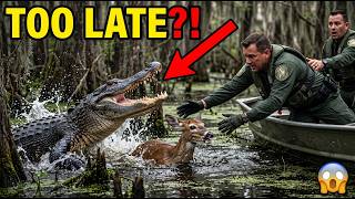 “Terrifying Everglades Attack! Rescue Team Saves Fawn from Deadly Alligator | Real Hero Moment”