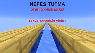 Nefesi̇ni̇ Tutabi̇li̇r Mi̇si̇n - Nefes Tutma Testi̇ - Mi̇necraft Nefes Tutma Challenge - Minecraft