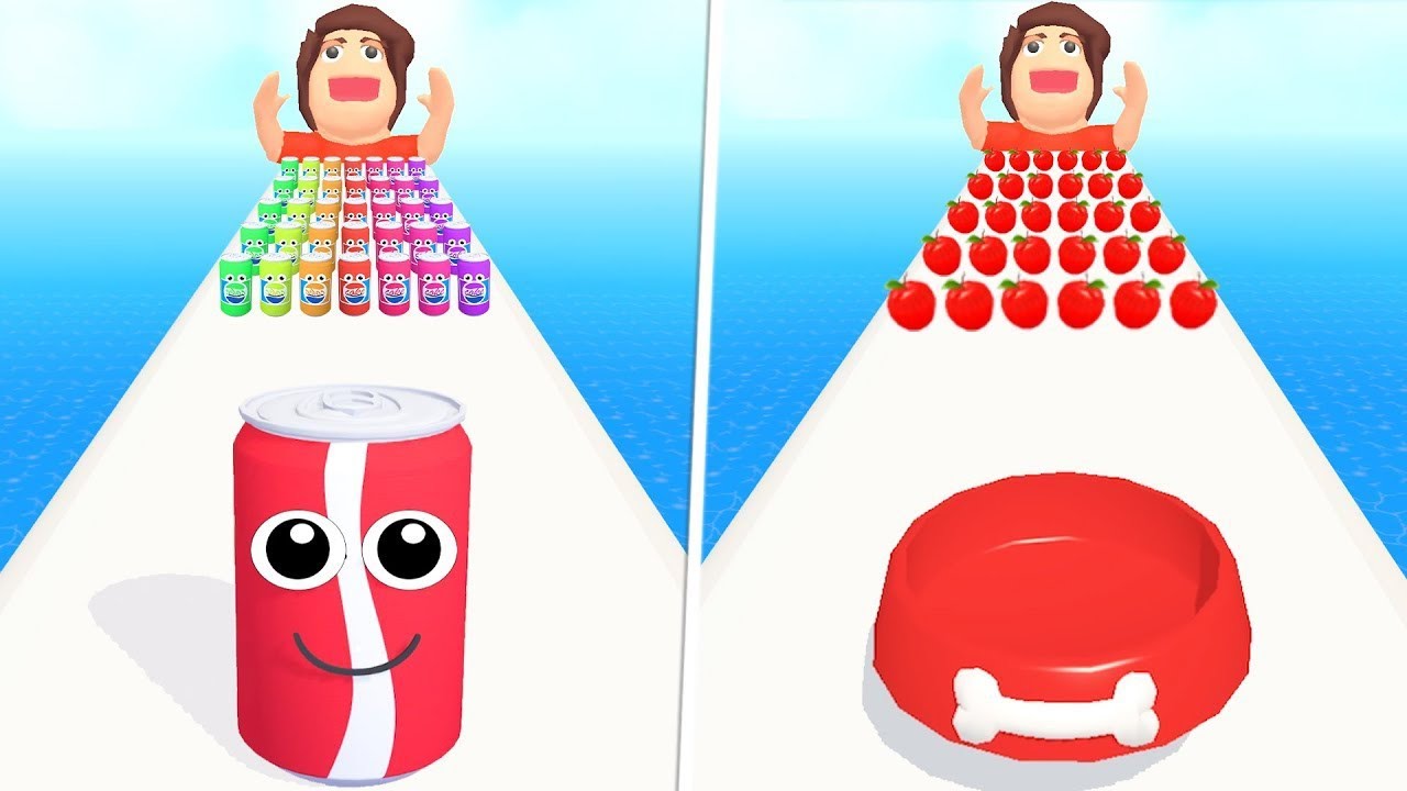 ✅ JUICE RUN 🆚 PANCAKE 🥞 RUN | MIND RELAXING GAMES