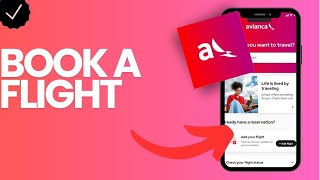 How to book a flight in the Avianca app