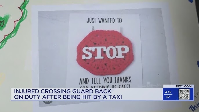 Beloved New York City Crossing Guard Hit By Taxi Returns To Work