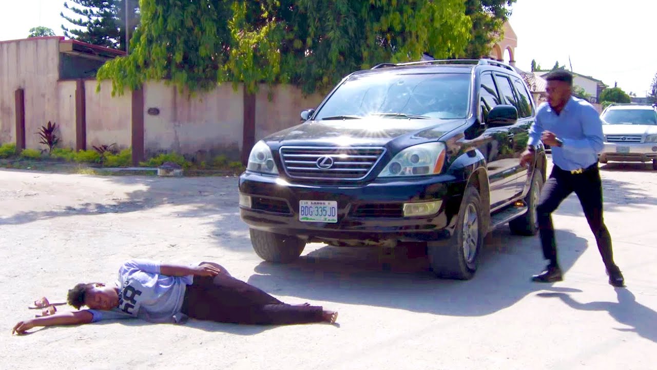 How The Poor Orphan Ran Into The Car Of A Billionaire That Changed Her Life - Nigerian Movies