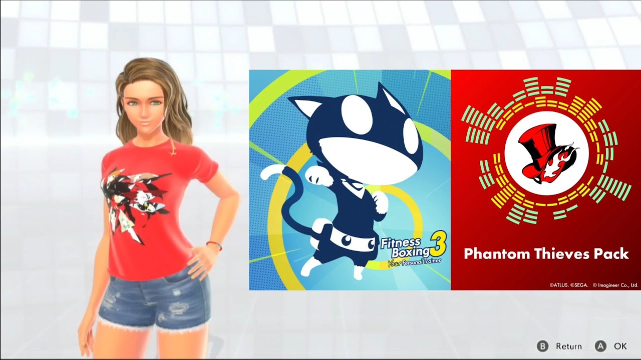 Геймплей дополнения "Фитнес-бокс 3" из Persona 5 "Призрачные воры"