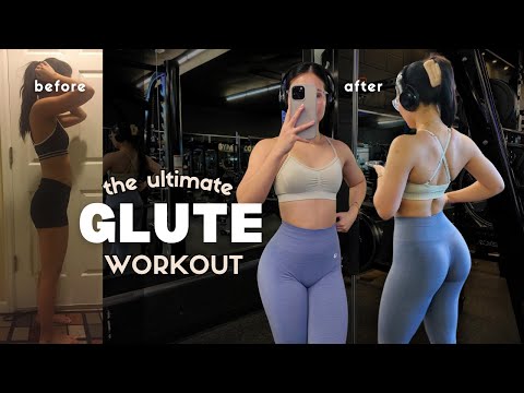 HOW I ACTUALLY GREW MY GLUTES 🍑 | workout, tips & high-calorie smoothie