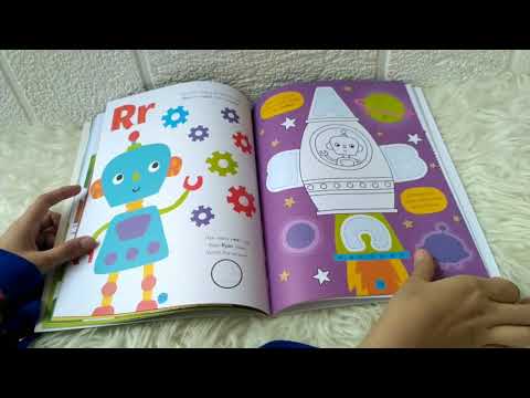 My First ABC Sticker Activity Book with Card Press-Outs and More Than 500 stickers! (cover Anjing)