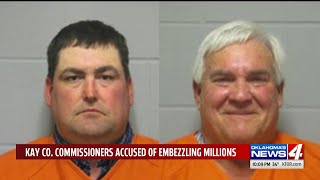 Kay Co. Commissioners accused of embezzlement