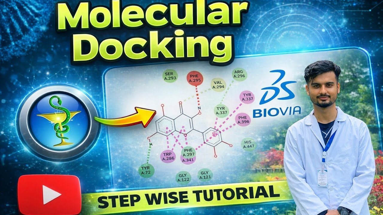 Molecular Docking || Step By Step Tutorial Video || By Bipin Gyawali ...