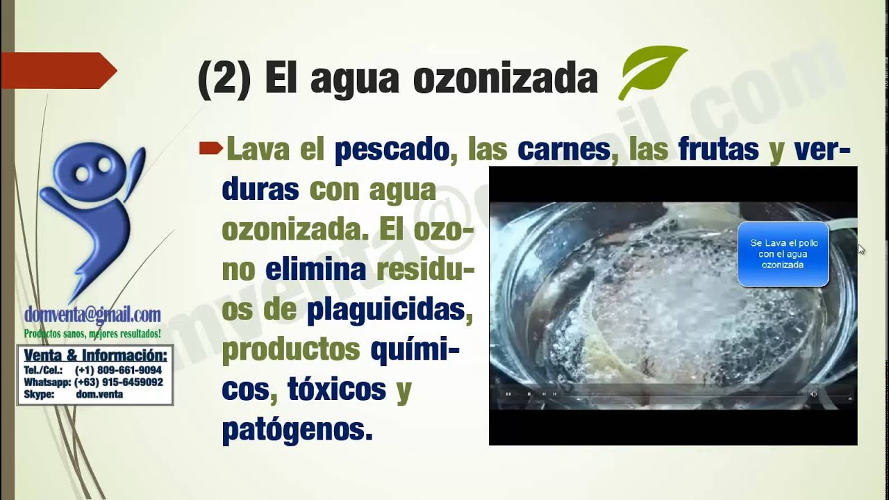 Cuál es el desinfectante más eficaz y saludable (cloro o agua ozonizada