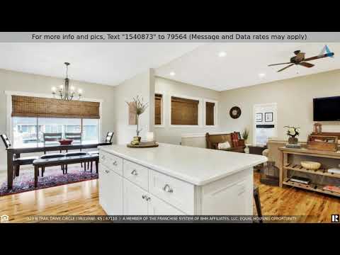 923 N Trail Drive Circle, Mulvane, KS home video tour