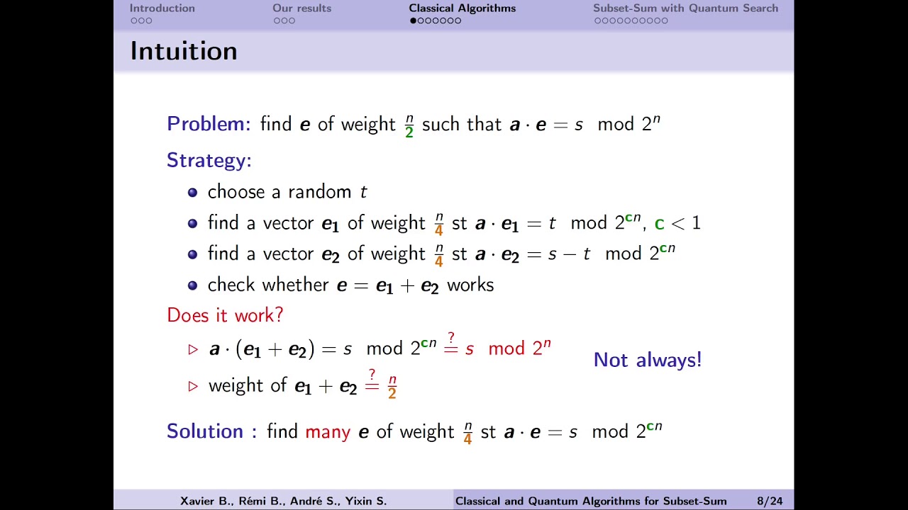 Improved Classical and Quantum Algorithms for Subset-Sum