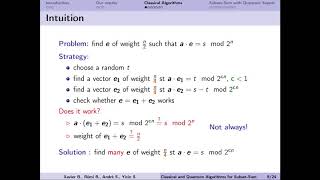 Improved Classical and Quantum Algorithms for Subset-Sum