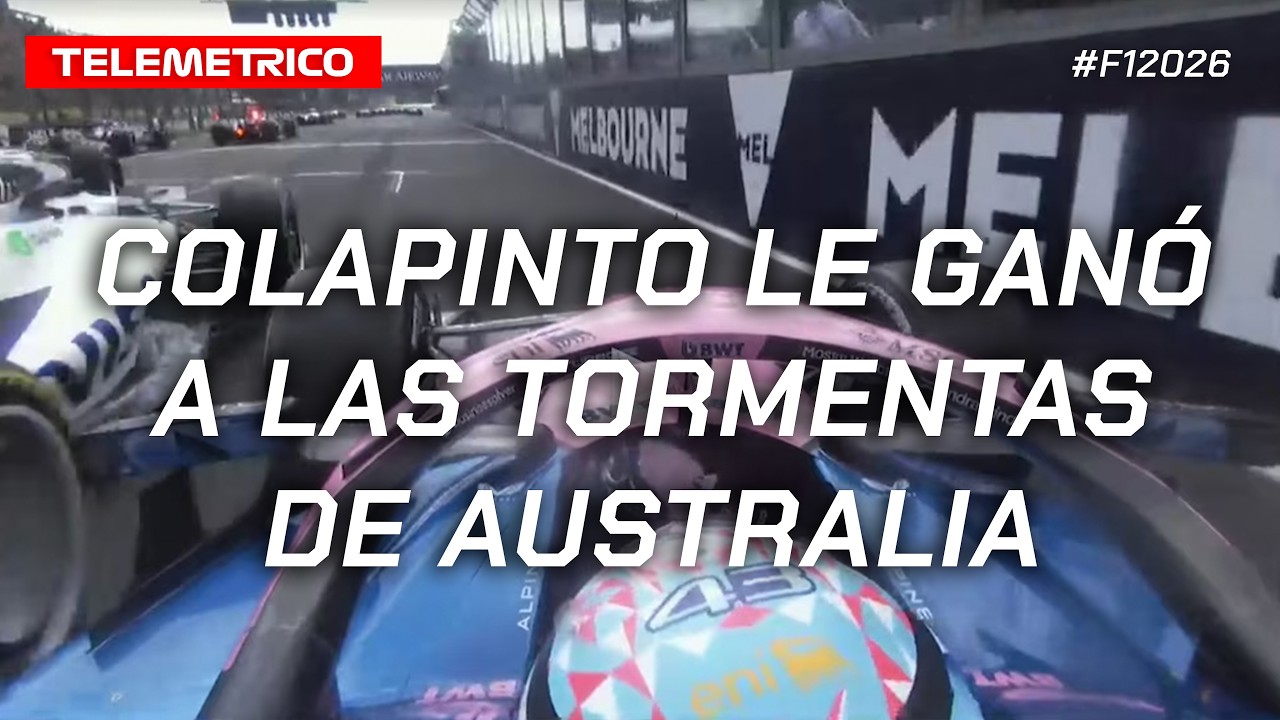 COLAPINTO LE GANÓ A LAS TORMENTAS DE AUSTRALIA