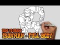 How to Draw Ironman- Full Body- Video Lesson