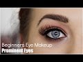 Beginner Eye Makeup For Prominent Eye