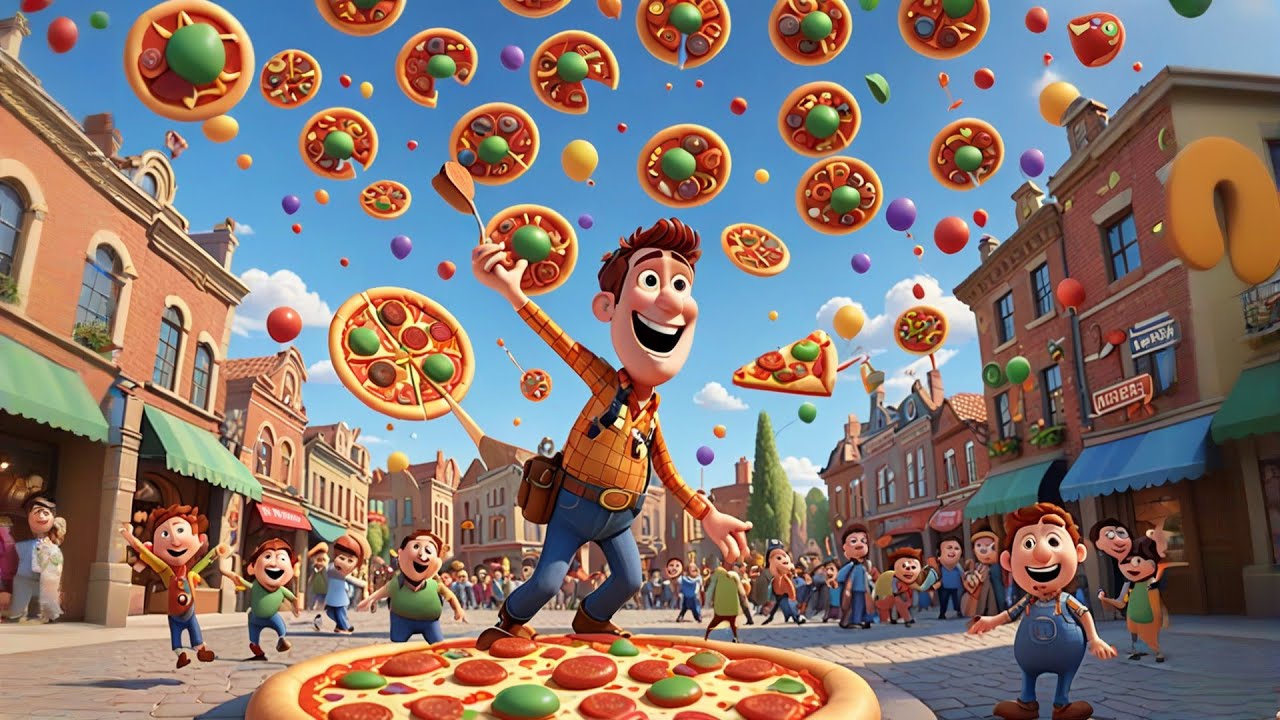 | Pizza Pizza, Spin Around — Cheesy Fun Rhyme! | Fun Food Song for Kids Sing & Dance Rhyme