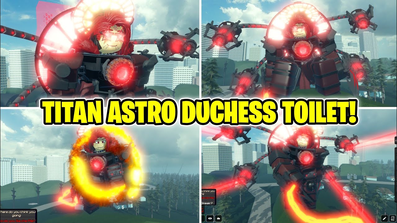 NEW TITAN ASTRO DUCHESS!! - TOILET WORLD ROLEPLAY 2 NEW INSERT CODE! NEW UPDATE!! (ROBLOX)