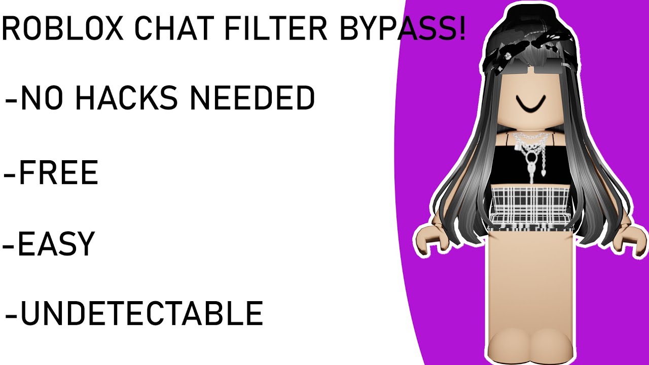 no chat filter roblox