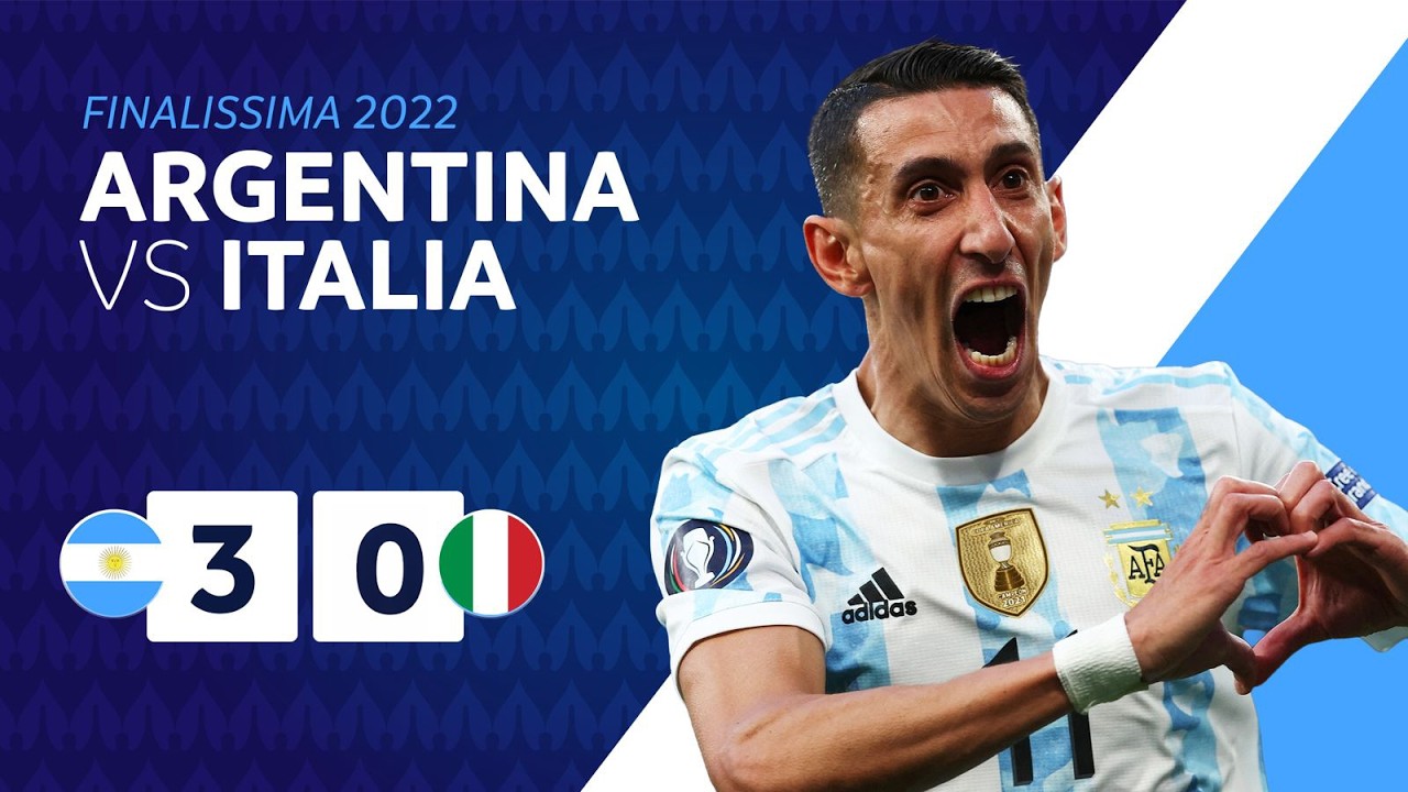 Argentina 3 vs. Italia 0 | Partido completo de la Finalissima 2022